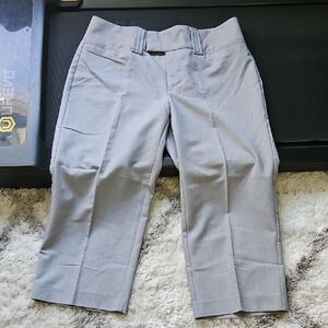 Gray Maurices Cropped Pants Size 5/6